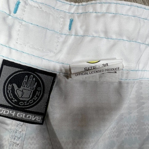 Body Glove Plaid Surf Shorts Swim Trunks Men's 38 Unlined Zip Pockets Relaxed - Picture 4 of 11